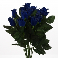 Ruža zamatová modrá 72cm