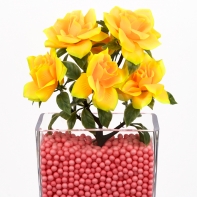 Šípová rozvitá žltá ruža - zväzok