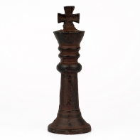 Šach figúrka kráľ 7x7x20cm liatina