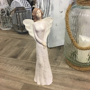 Sadrový anjel Nežné pohladenie 39cm