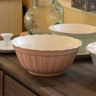 Šalátová misa Alice pale pink 24cm