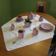 Šálka ​​a podšálka z kameniny priemer 9/16cm