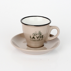 Šálka na espresso La vie krémový 5,5cm