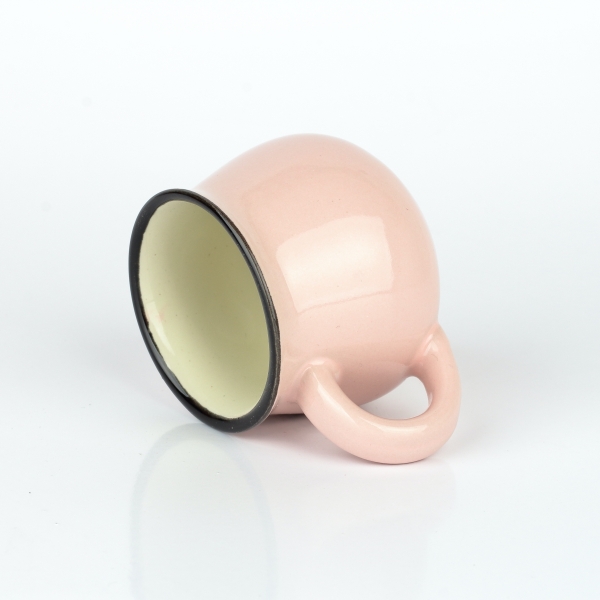 Šálka ​​na espresso s mačkou ružový 95ml