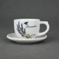 Šálka ​​s podšálkou Levanduľa 7x13cm (0,2l)