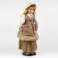 Zberateľská porcelánová bábika Iva 80cm