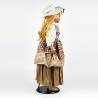 Zberateľská porcelánová bábika Iva 80cm