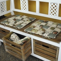 Sedák na stoličku patchwork 40x40cm