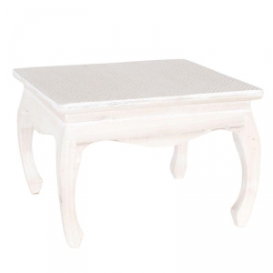 Servírovací stolík biely 34x34x28cm