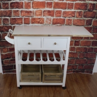 Servírovací stolík na kolieskach 73x75/95x36cm 14,5kg