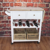 Servírovací stolík na kolieskach 73x75/95x36cm 14,5kg