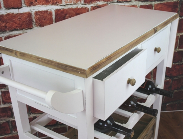 Servírovací stolík na kolieskach 73x75x36cm 14,5kg - VYŘAZENO