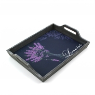 Servírovací podnos Levanduľa 38x28x7,5cm