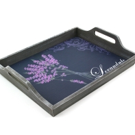 Servírovací podnos Levanduľa 38x28x7,5cm