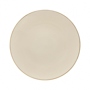 Servírovací tanier 34cm AUGUSTA zlatý okraj