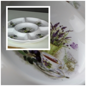 Servírovací tanier Levanduľa 24cm