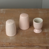 Set soľnička a korenička Alice pale pink 7,5cm