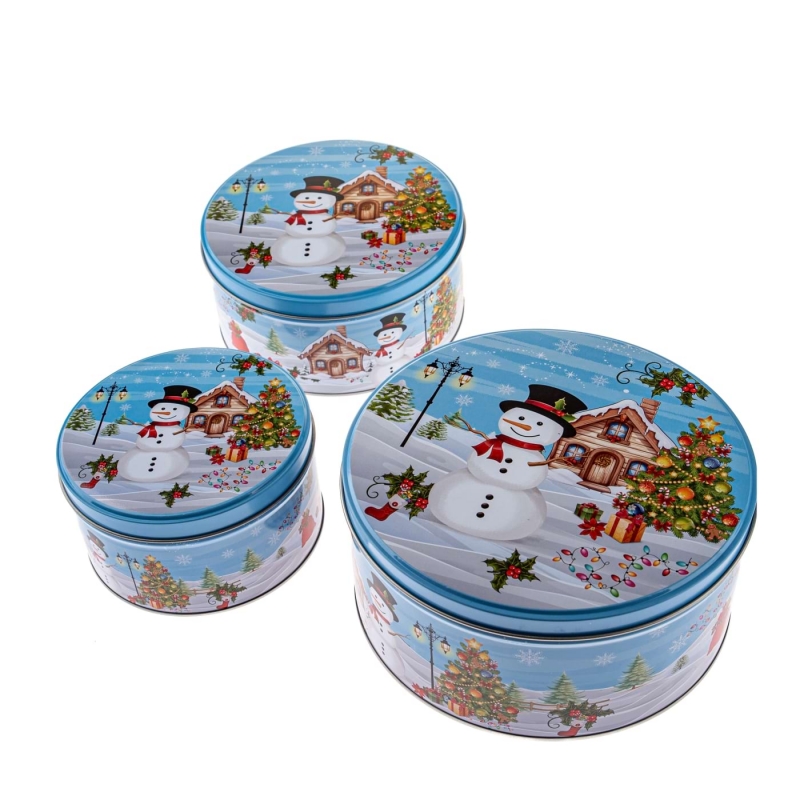 Set troch dóz na pečivo 19,5 x 19,5 x 9 cm