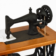 Šijací stroj retro dekorácie