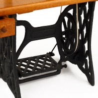 Šijací stroj retro dekorácie