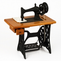 Šijací stroj retro dekorácie