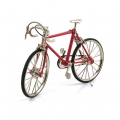 Cestný bicykel s barany červené 20x12x4,5cm funkčné replika