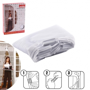 Síť proti hmyzu do dveří bílá 100x212cm