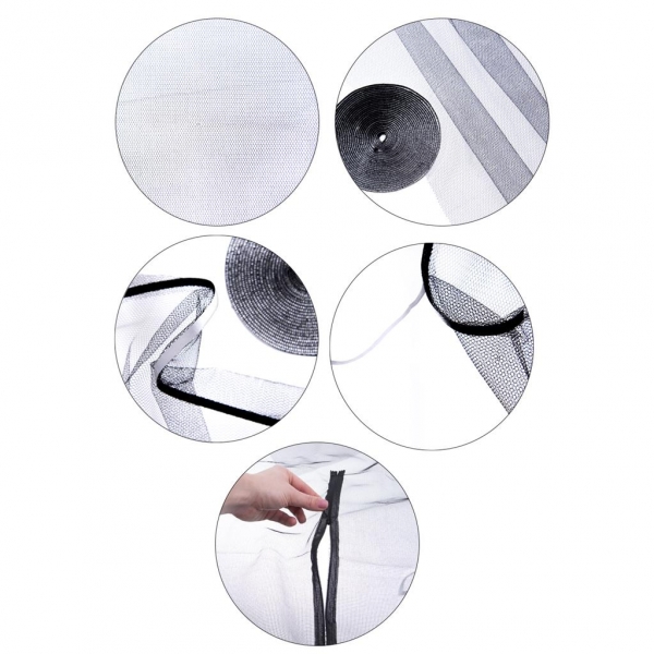 Sieť proti hmyzu do strešného okna biela 120x140cm