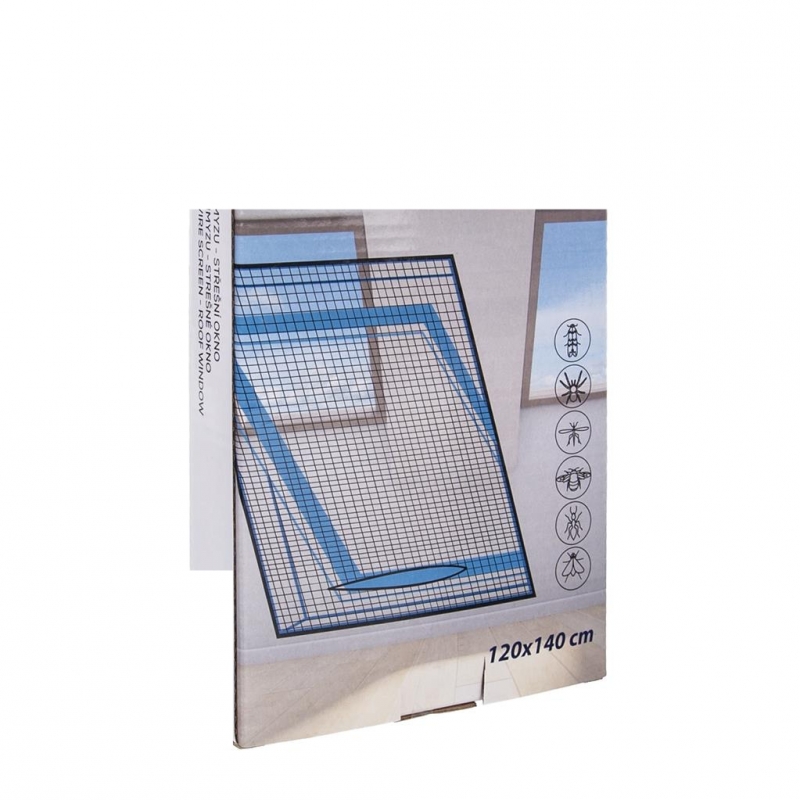 Sieť proti hmyzu do strešného okna biela 120x140cm