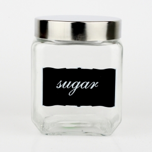 Sklenená dóza na cukor 14cm