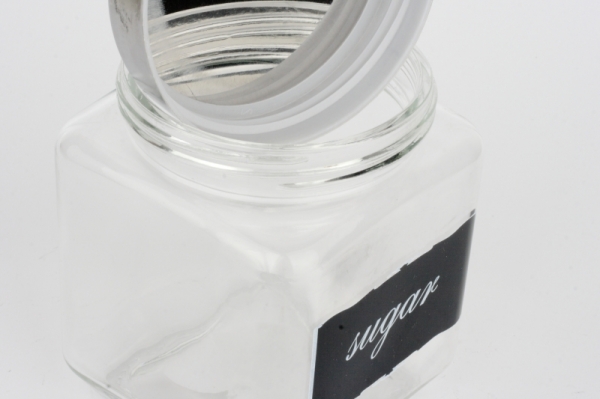 Sklenená dóza na cukor 14cm