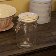 Sklenená dóza na potraviny Smilla white 1000ml