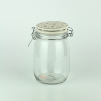 Sklenená dóza na potraviny Smilla white 1000ml