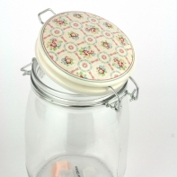 Sklenená dóza na potraviny Smilla white 1000ml