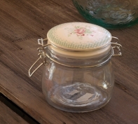 Sklenená dóza na potraviny Smilla white 500ml