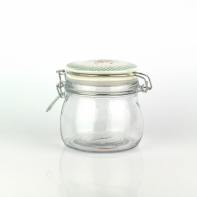 Sklenená dóza na potraviny Smilla white 500ml