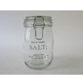 Sklenená dóza na soľ 12,8x11,3x16,7cm