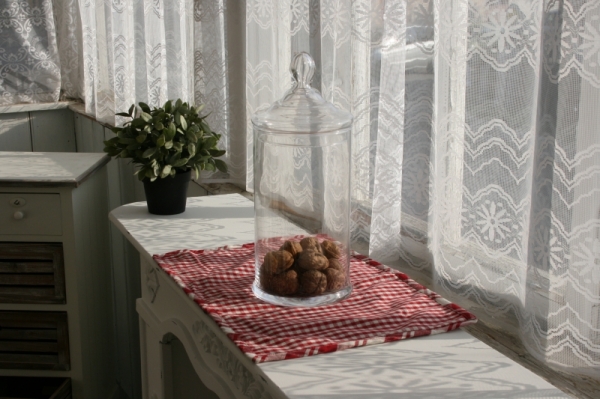 Sklenená dóza s víkom 34cm