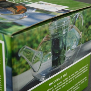 Sklenená kanvička na čaj 1litr