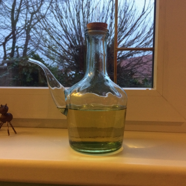 Sklenená fľaša ocot / olej 1l