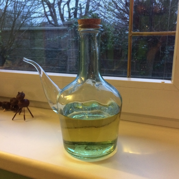 Sklenená fľaša ocot / olej 1l