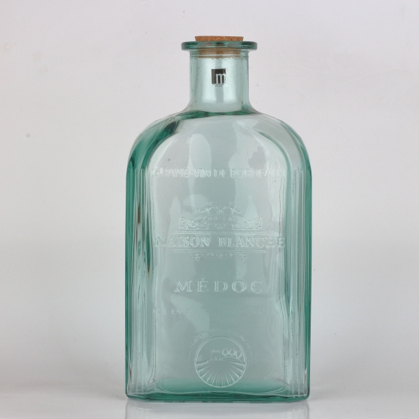 Sklenená fľaša s korkovým uzáverom 4,6l