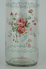 Sklenená fľaša s pákovým uzáverom Abelone white 32cm