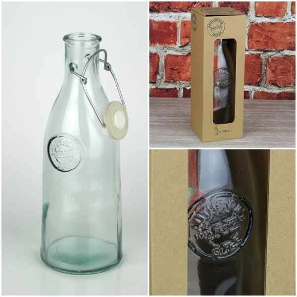 Sklenená fľaša s pákovým uzáverom Authentic 1l