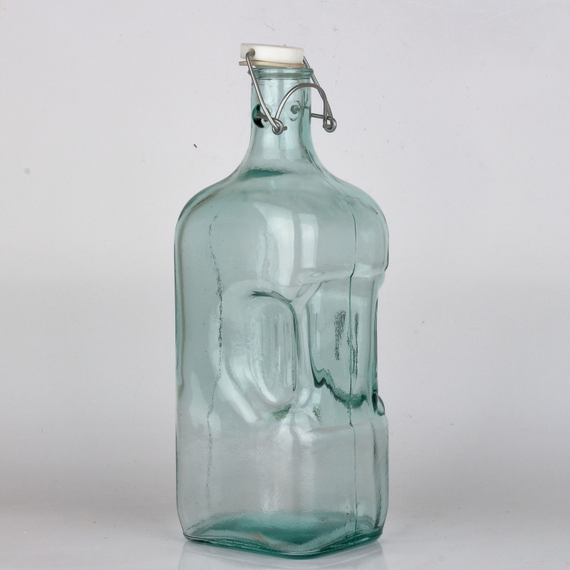 Sklenená fľaša s pákovým uzáverom San Miguel 2l