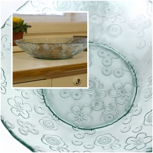 Sklenená misa FLORA San Miguel 40cm