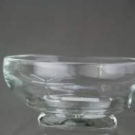 Sklenená miska na olivy Libellules 4,3cm/priemer 12cm