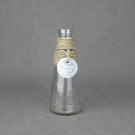 Sklenená váza 8,5 × 22,5 × 8,5 cm