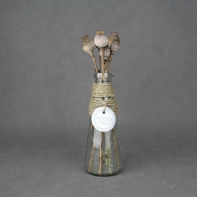 Sklenená váza 8,5 × 22,5 × 8,5 cm