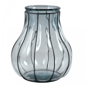 Sklenená váza číra 30cm
